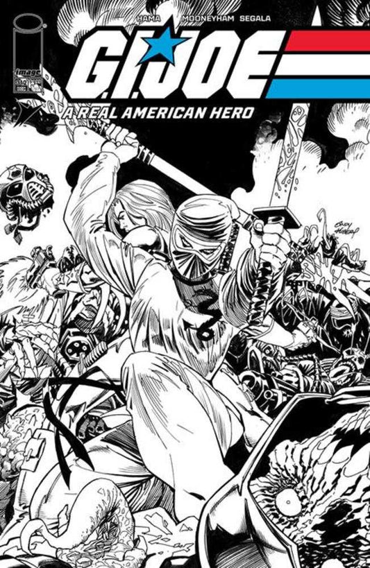 G.I. Joe A Real American Hero #312 Cover B Andy Kubert Black & White Variant