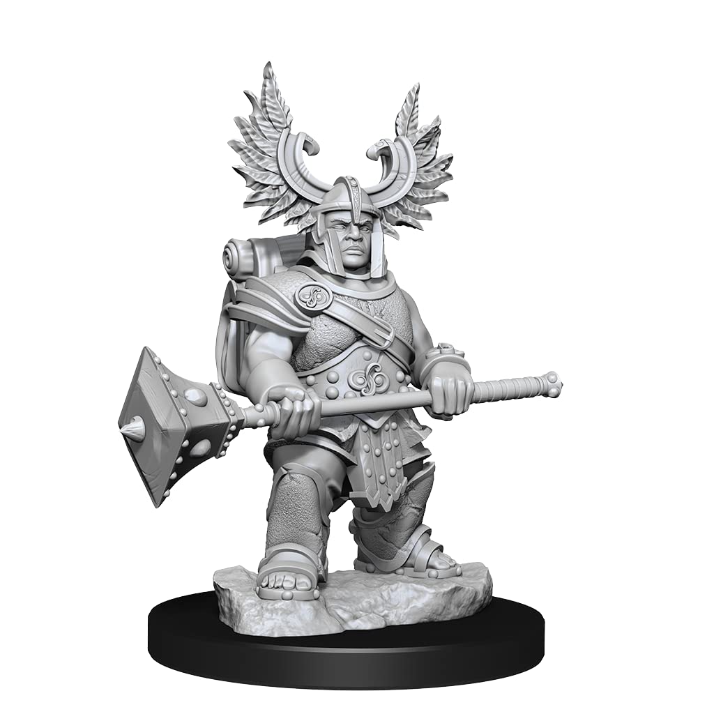 D&D Frameworks: Dwarf Barbarian Female - Unpainted and Unassembled