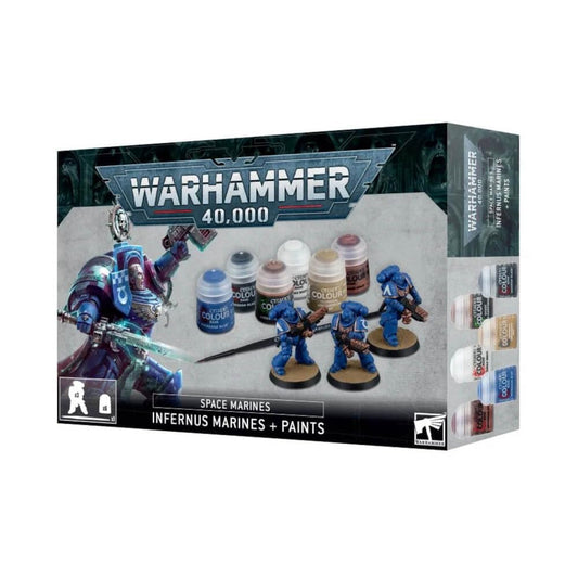 GAMES WORKSHOP Warhammer 40K: Space Marines: Infernus Marines & Paints Set