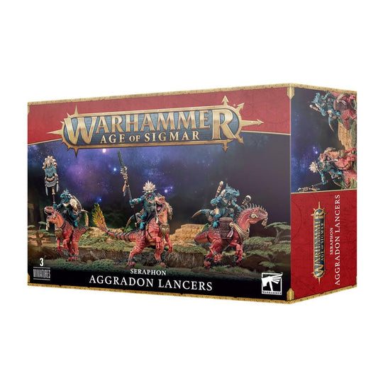 Warhammer Age of Sigmar Games Workshop Seraphon: Aggradon Lancers