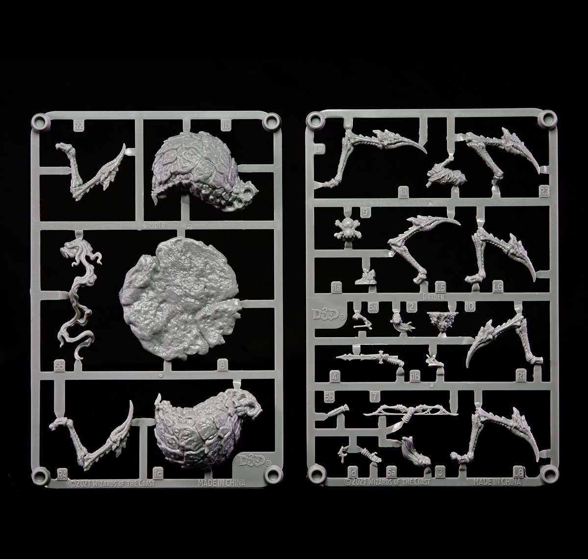 WizKids D&D Frameworks: DRIDER Paint Kit - All-in-One Kit. Unpainted Drider Figure, Paints, and Brushes. Dungeons & Dragons, 1 Count (Pack of 1)