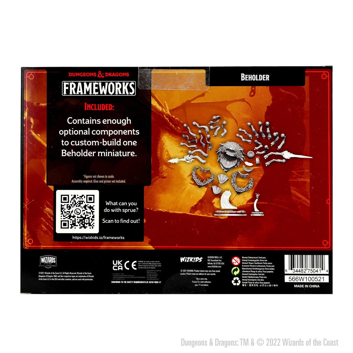 WizKids D&D Frameworks: Beholder - Unpainted and Unassembled