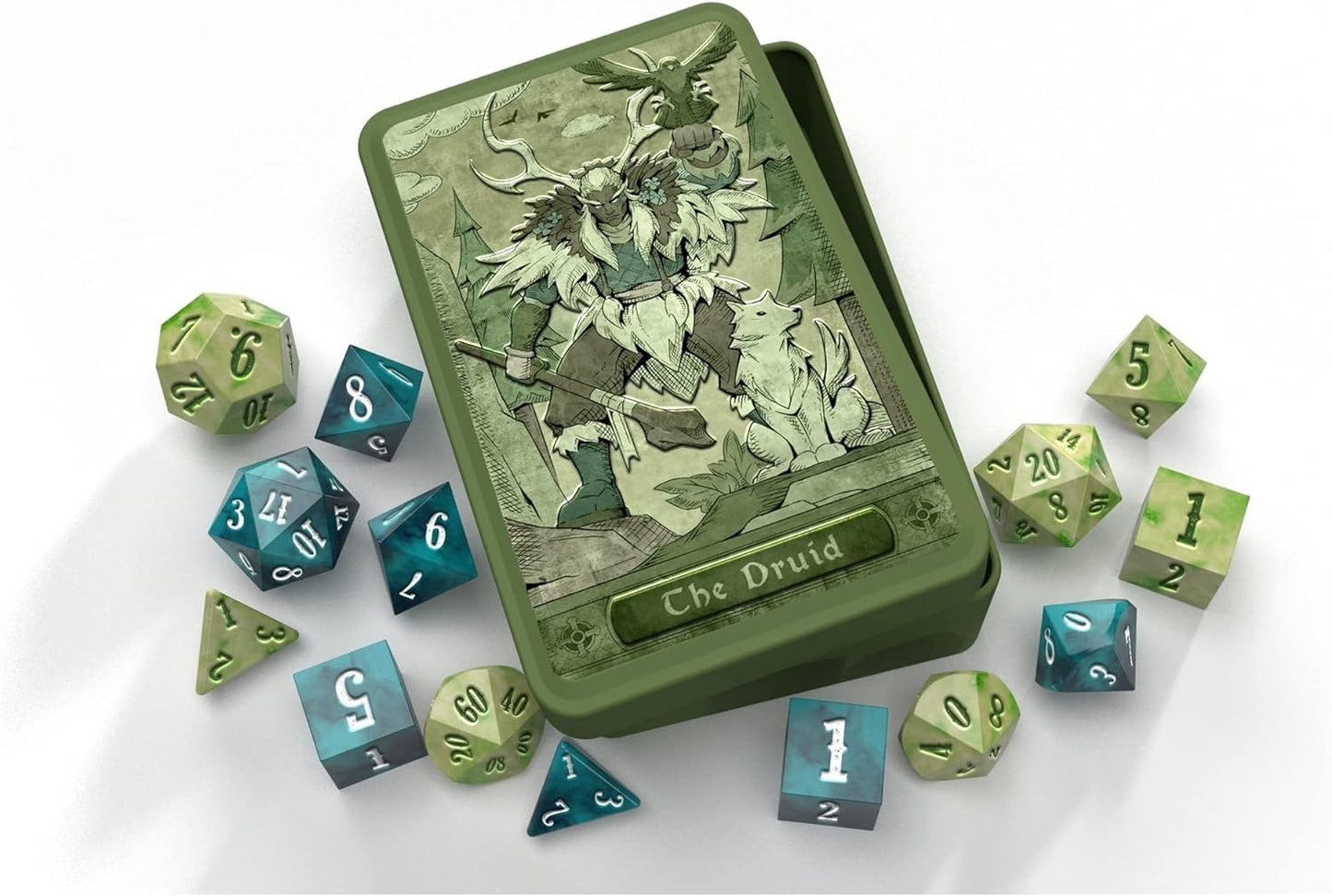 Beadle and Grimm's The Druid dice Set