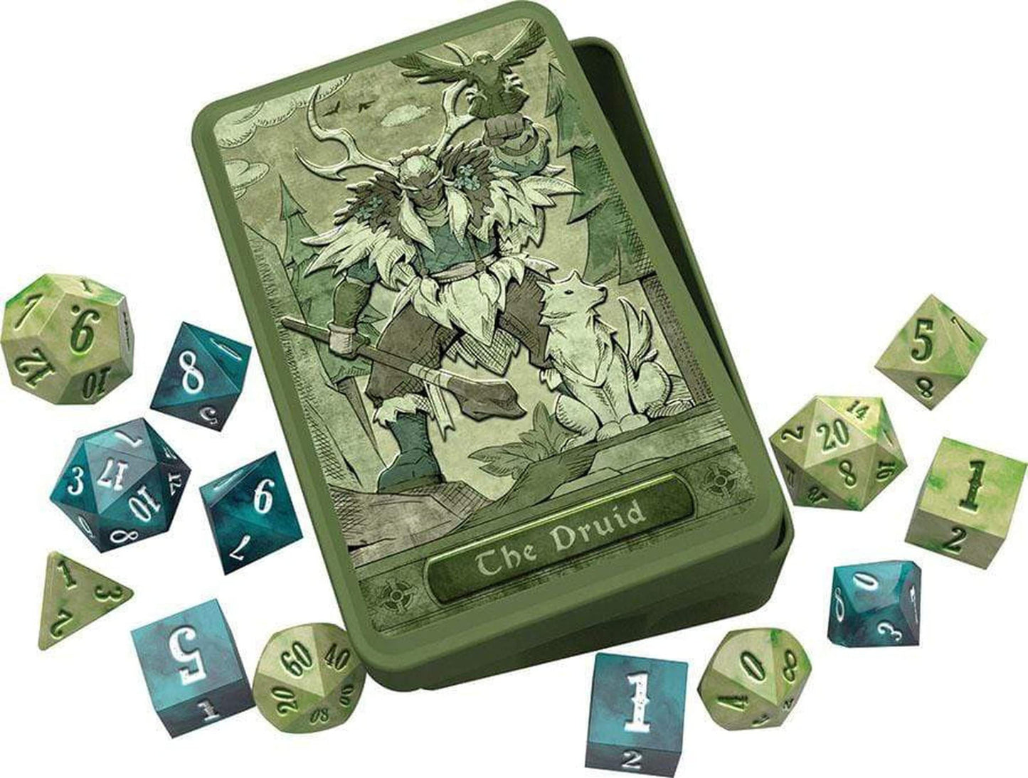 Beadle & Grimm's Class-Specific Dice Set: The Fighter Druid